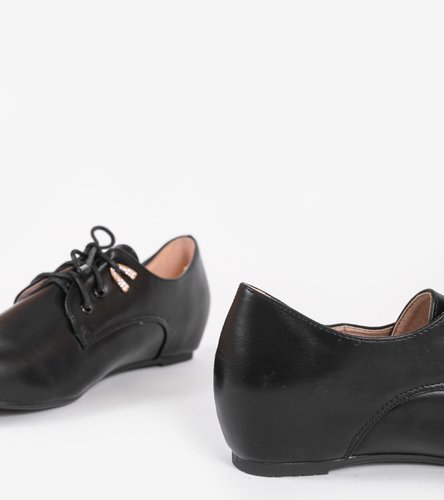 Černé klasické jazzové boty C10-1